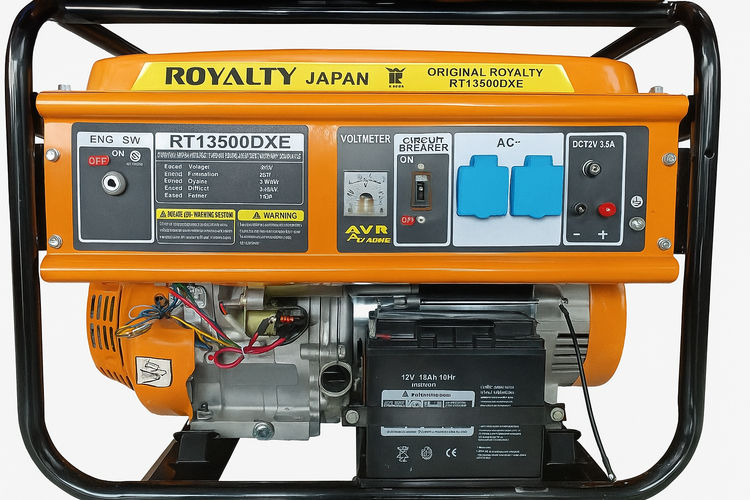 موتوربرق 6.5 کیلو وات رویالتی ژاپن RT13500DXE japan کپی